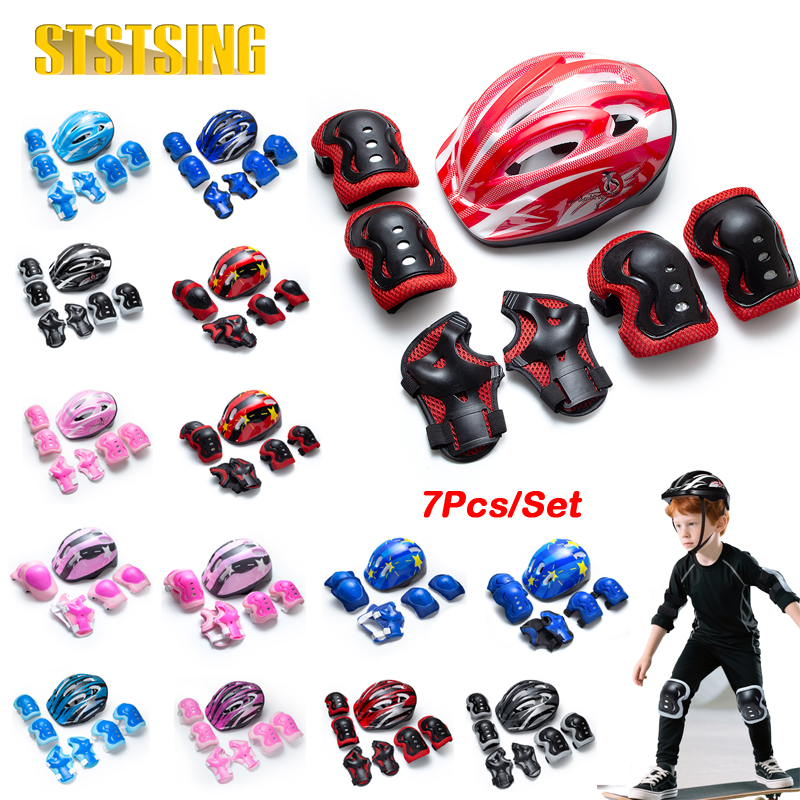 Scooter Helmet Set - Set Perlengkapan Pelindung Helm Anak yang