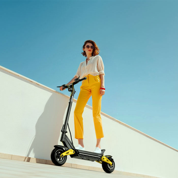 Folding Electric Scooter - Skuter Listrik Lipat Ringan Suspensi Ganda
