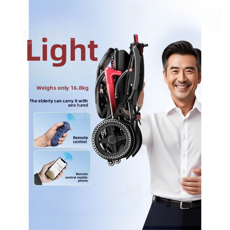Folding Electric Scooter - Kursi Roda Listrik Baru, Otomatis Cerdas,