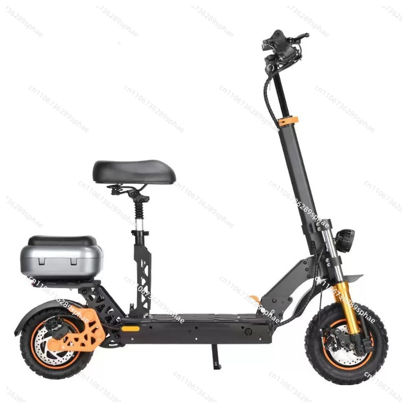 Folding Electric Scooter - Skuter listrik lipat dewasa dengan kursi,
