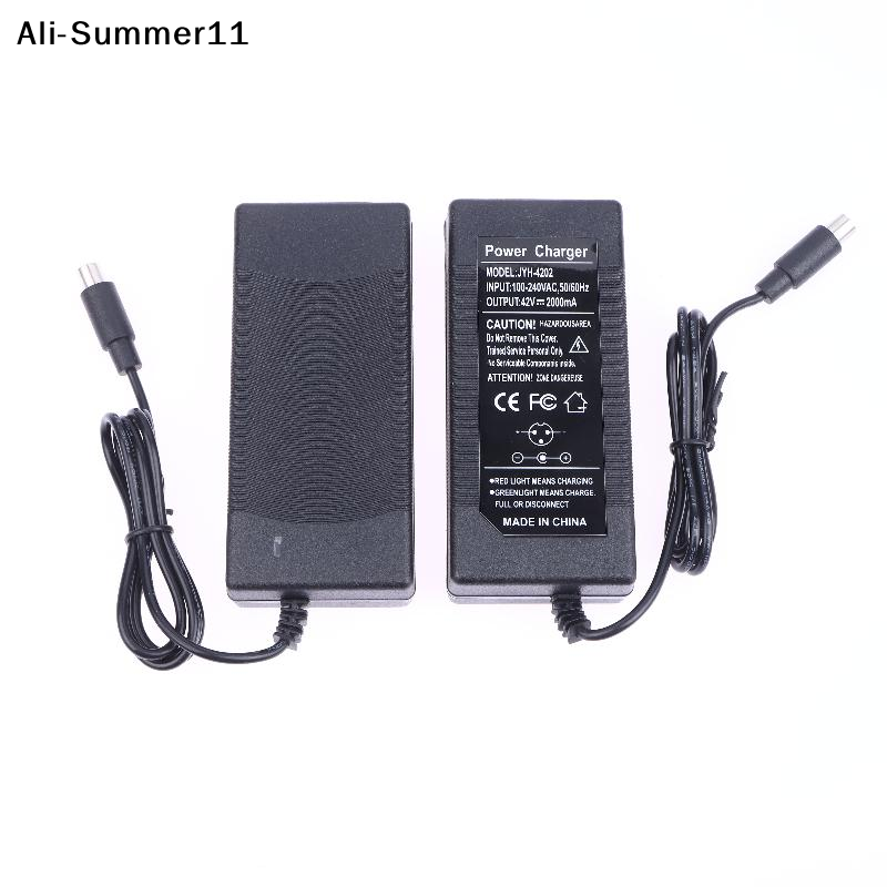 【NpA】42V 2A Adaptor Baterai Sk - Electric Scooter Charger ulasan dan harga