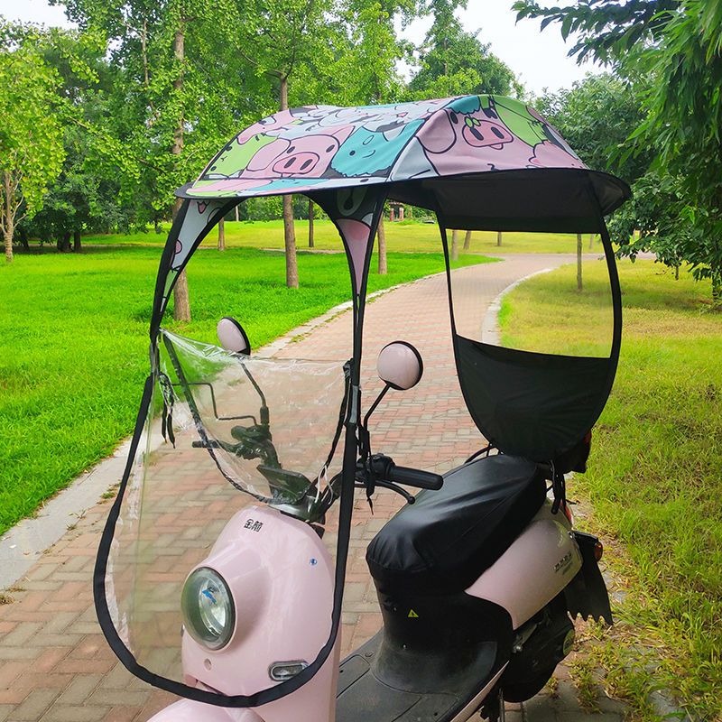 Kanopi Pelindung Hujan dan Mat - Electric Scooter Rain Cover ulasan dan harga
