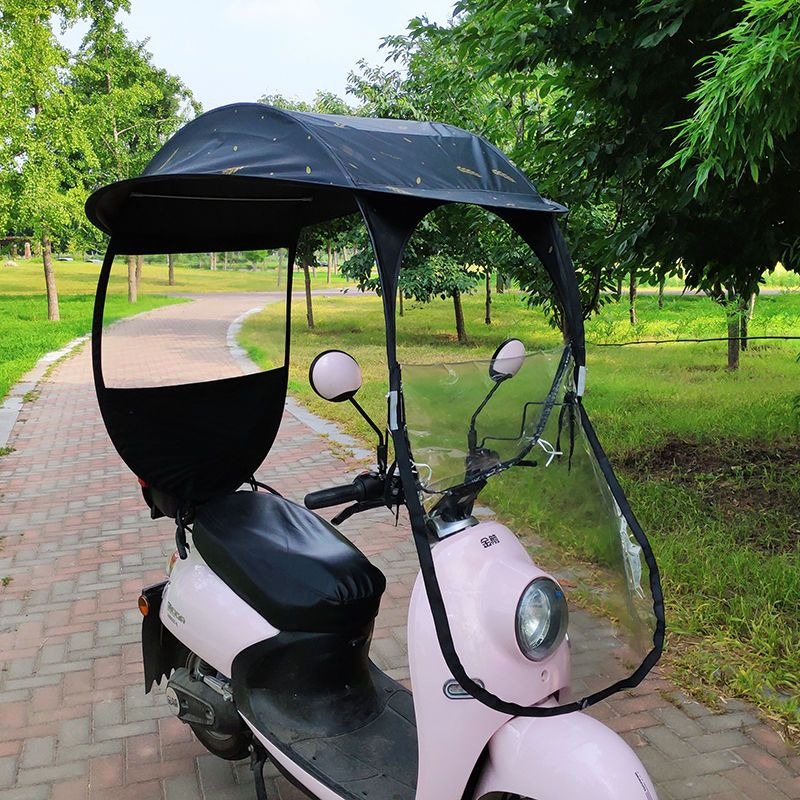Kanopi Pelindung Hujan dan Mat - Electric Scooter Rain Cover ulasan dan harga