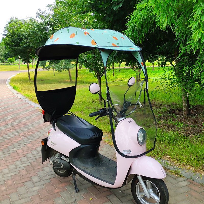 Kanopi Pelindung Hujan dan Mat - Electric Scooter Rain Cover ulasan dan harga