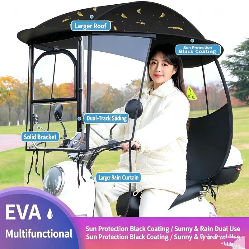 Pelindung Matahari Sepeda List - Electric Scooter Rain Cover ulasan dan harga