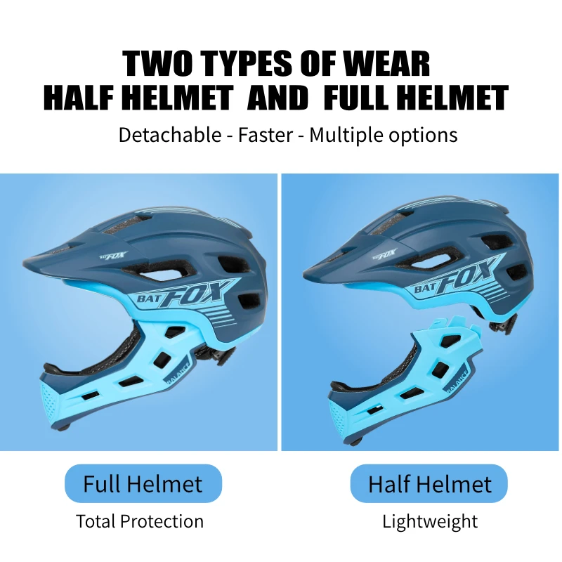 BATFOX helm Full Face anak, he - Scooter Helmet Set ulasan dan harga