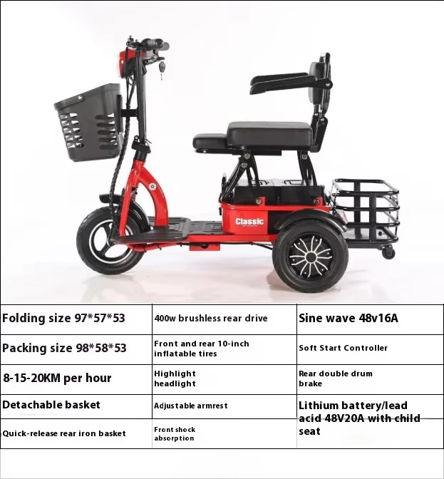 Sepeda Listrik Lipat Unisex 50 - Electric Scooter 500W ulasan dan harga
