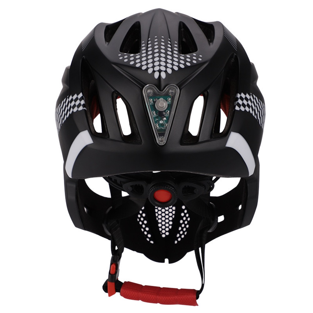 LED Baru Helm Sepeda MTB Wajah - Scooter Helmet Set ulasan dan harga