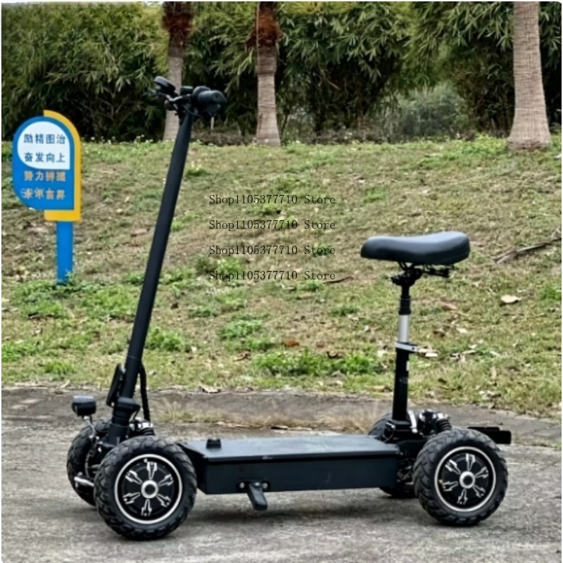 Skuter Listrik Roda Empat, Mob - Folding Electric Scooter ulasan dan harga
